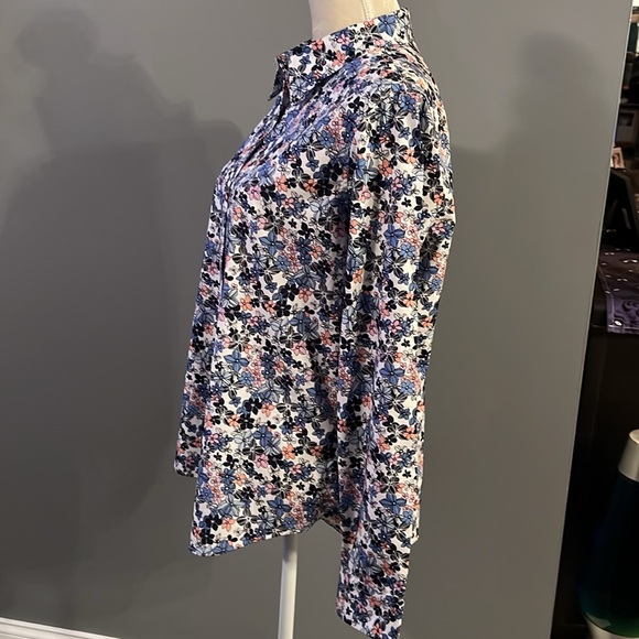 CHAPS - Floral long sleeve XL - Picture 2 of 7